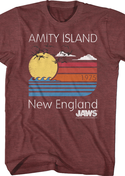 Amity Island New England JAWS T-Shirt - main product image