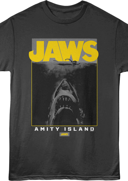 Amity Island Poster Jaws T-Shirt - main product image