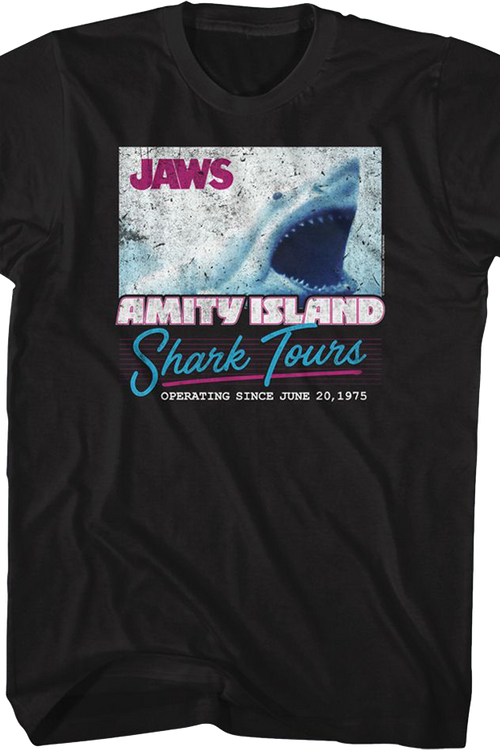 Amity Island Shark Tours Jaws T-Shirtmain product image