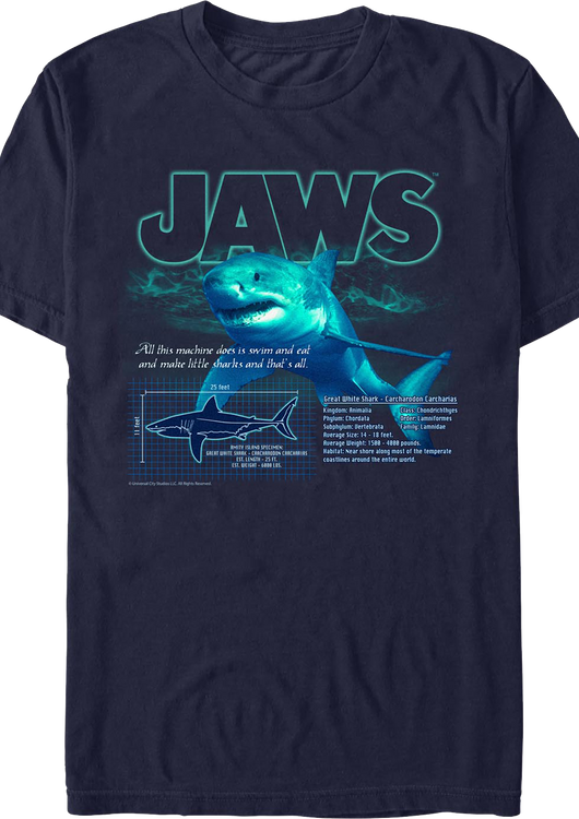 Amity Island Specimen Jaws T-Shirt - main product image