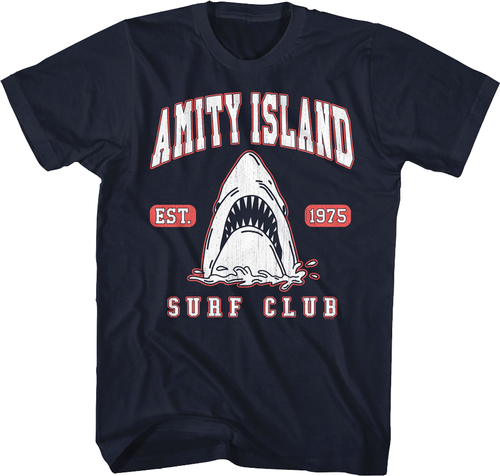 Jaws Visit Amity Island Tank Top - Retro Style Film Fan T-Shirt
