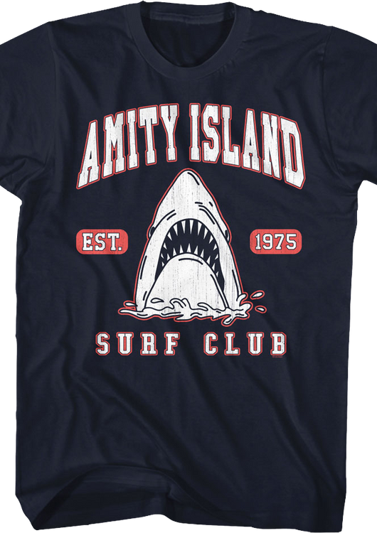Amity Island Surf Club Jaws T-Shirt - main product image