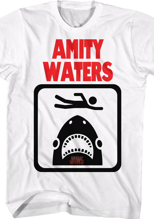 Amity Waters Jaws T-Shirt - main product image