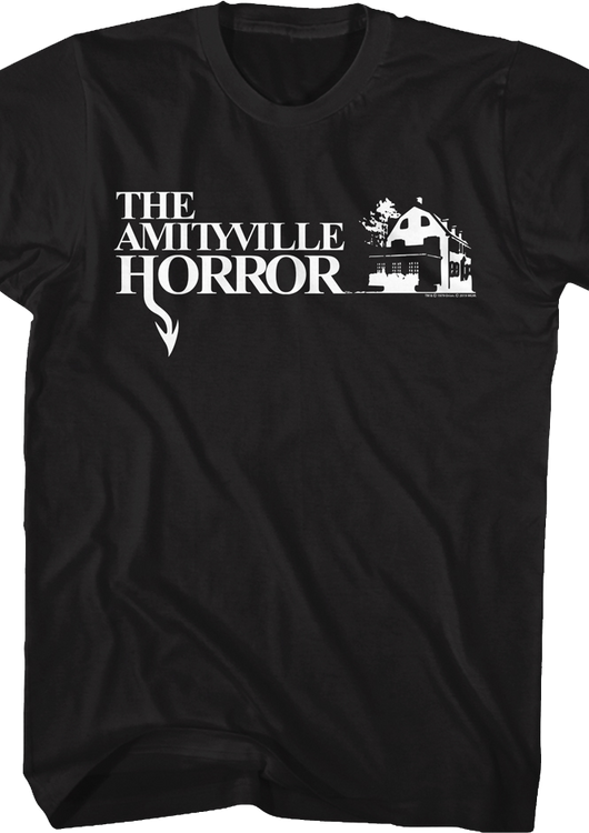 Logo & Haunted House Amityville Horror T-Shirt - main product image
