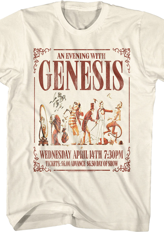 An Evening With Genesis T-Shirt - main product image