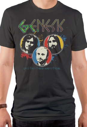 And Then There Were Three Genesis Black T-Shirt