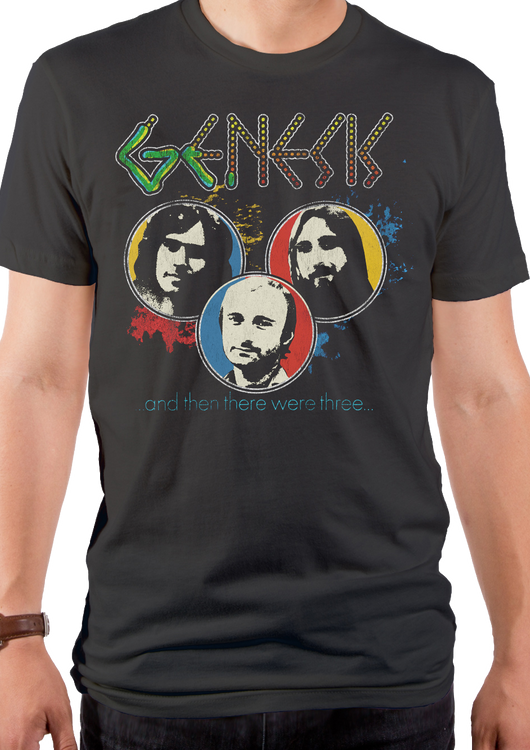 And Then There Were Three Genesis Black T-Shirt - main product image