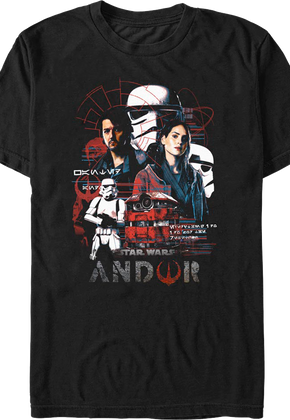 Andor Collage Star Wars T-Shirt