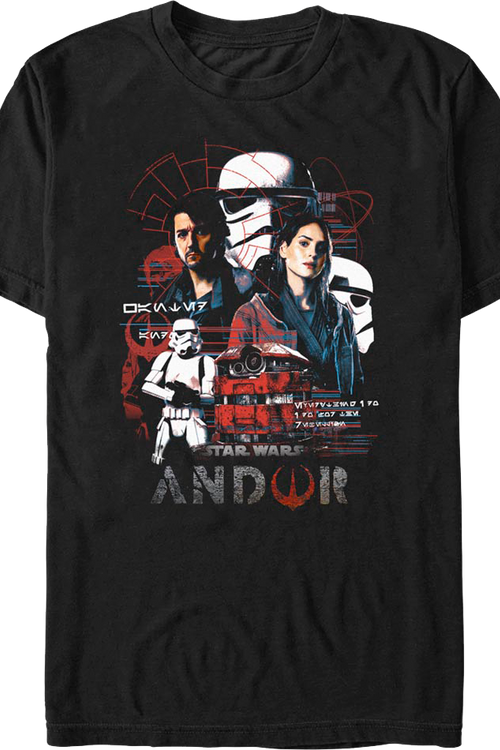 Andor Collage Star Wars T-Shirt - main product image