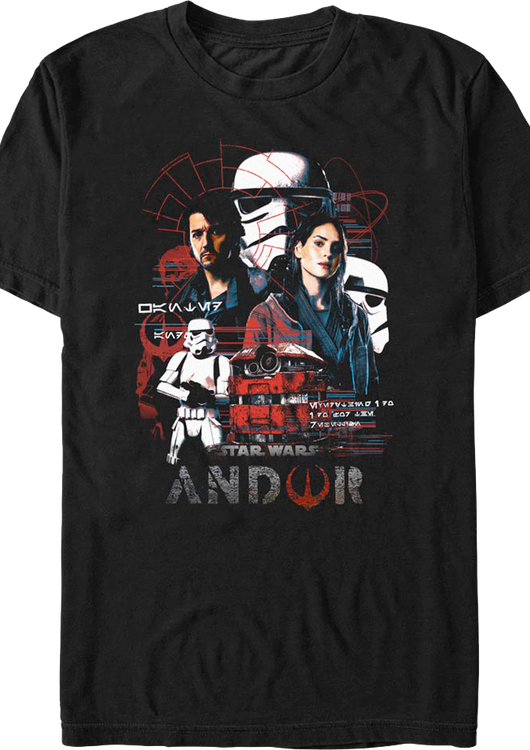 Andor Collage Star Wars T-Shirt - main product image