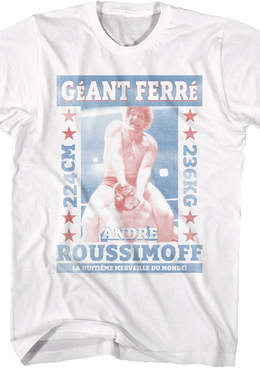 Andre Roussimoff Andre The Giant T-Shirt - main product image