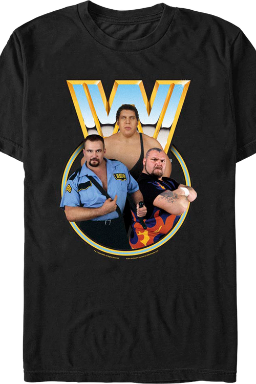 Andre The Giant, Bam Bam Bigelow, Big Boss Man WWE T-Shirt