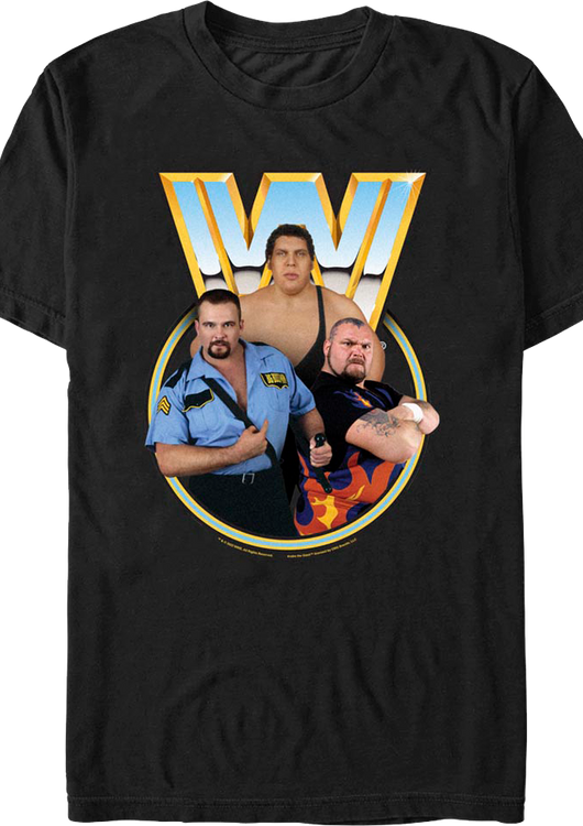Andre The Giant, Bam Bam Bigelow, Big Boss Man WWE T-Shirt - main product image