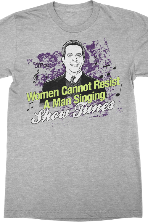 Andy Bernard Show Tunes The Office T-Shirtmain product image