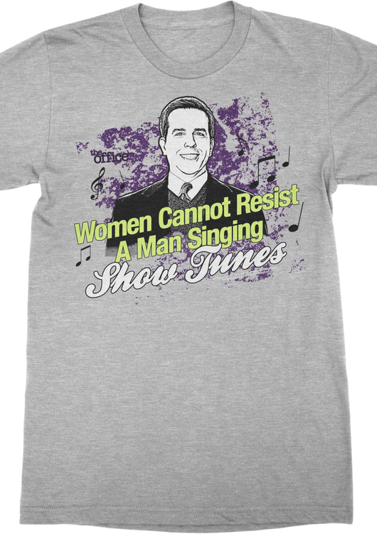 Andy Bernard Show Tunes The Office T-Shirt - main product image