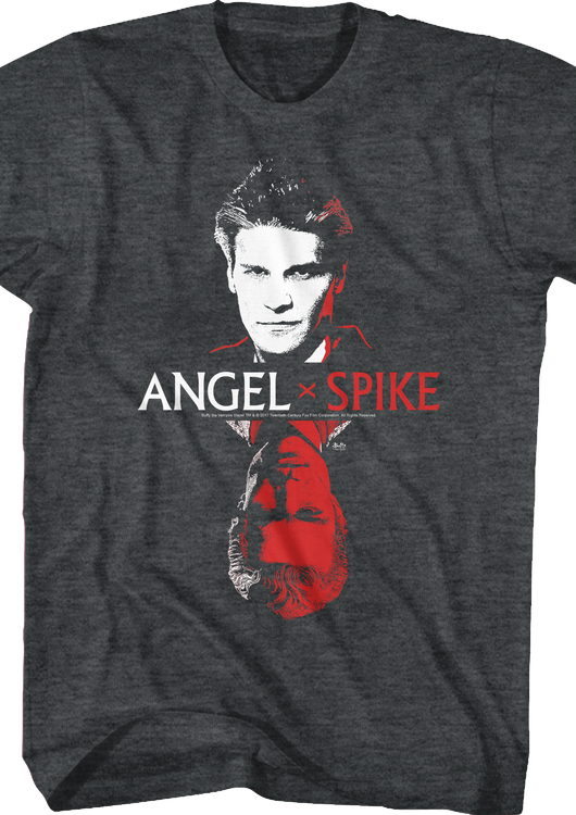 Angel And Spike Buffy The Vampire Slayer T-Shirt - main product image