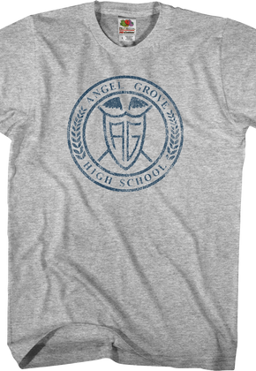 Angel Grove High School Mighty Morphin Power Rangers T-Shirt