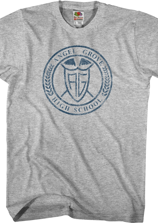 Angel Grove High School Mighty Morphin Power Rangers T-Shirt - main product image