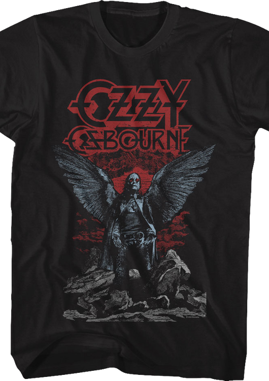 Angel Wings Ozzy Osbourne T-Shirt - main product image