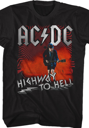 Angus Young Highway To Hell ACDC T-Shirt