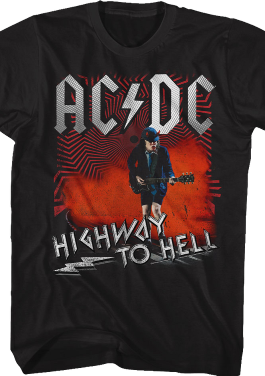 Angus Young Highway To Hell ACDC T-Shirt - main product image