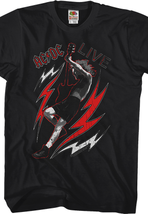 Angus Young Live ACDC T-Shirt
