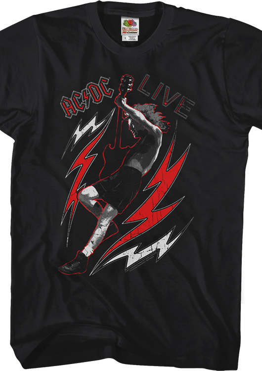 Angus Young Live ACDC T-Shirt - main product image