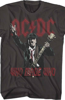 Angus Young Who Made Who ACDC T-Shirt