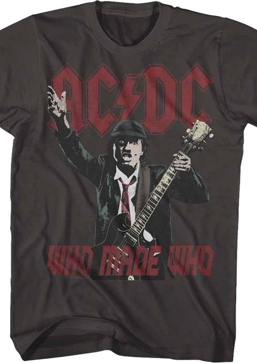 Angus Young Who Made Who ACDC T-Shirt - main product image
