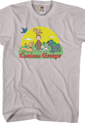 Animal Friends Curious George T-Shirt