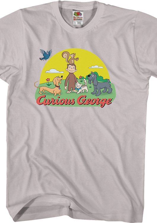 Animal Friends Curious George T-Shirt - main product image