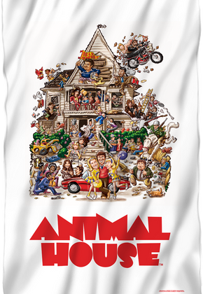 Animal House 36 x 58 Fleece Blanket