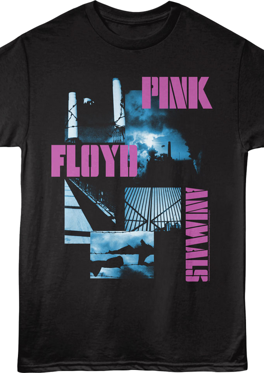 Animals Collage Pink Floyd T-Shirt - main product image