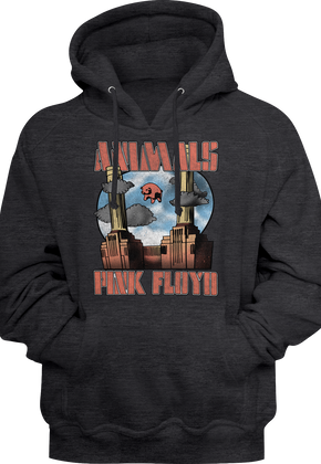 Animals Pink Floyd Heather Hoodie