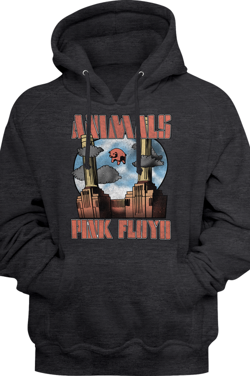 Animals Pink Floyd Heather Hoodiemain product image