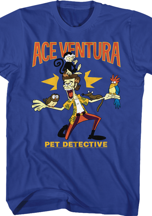 Animated Ace Ventura Pet Detective T-Shirt - main product image