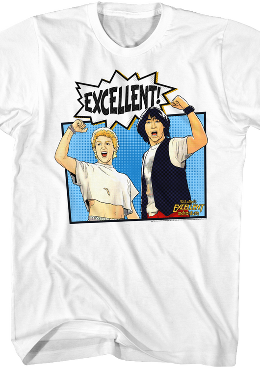 Animated Bill and Ted's Excellent Adventure T-Shirt - main product image