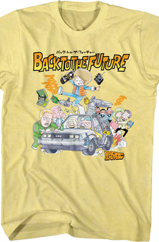 Animated Collage Back To The Future T-Shirt