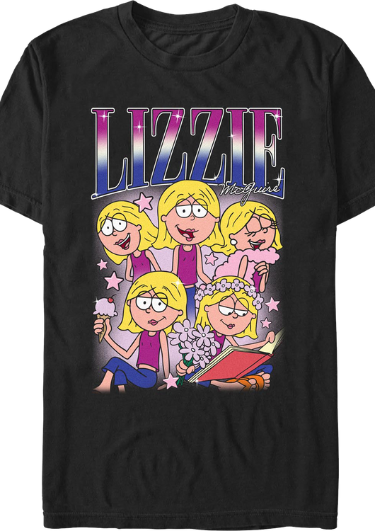 Animated Collage Lizzie McGuire T-Shirt - main product image