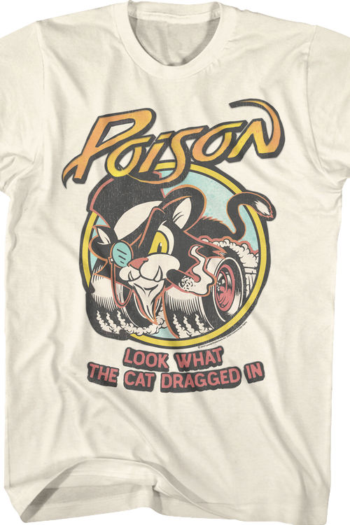 Animated Look What The Cat Dragged In Poison T-Shirtmain product image