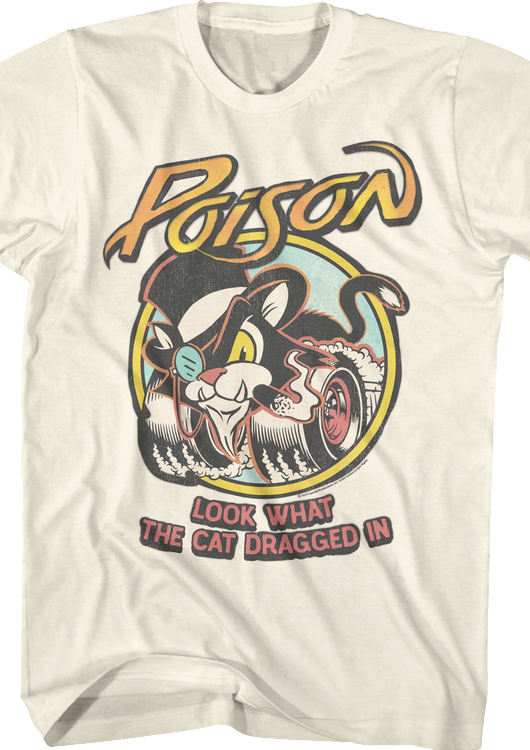 Animated Look What The Cat Dragged In Poison T-Shirt - main product image