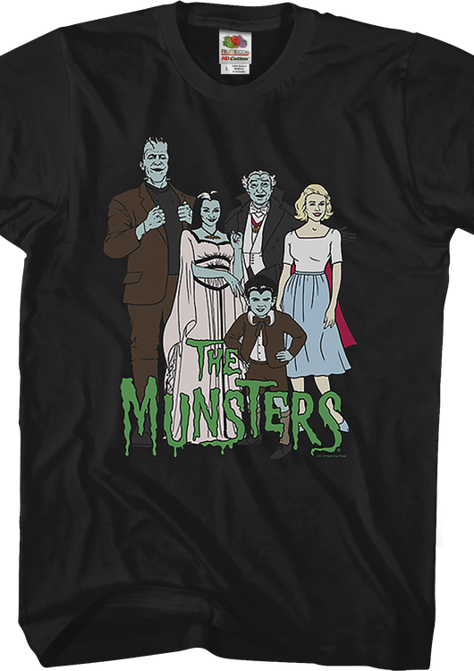 Animated Munsters T-Shirt - main product image