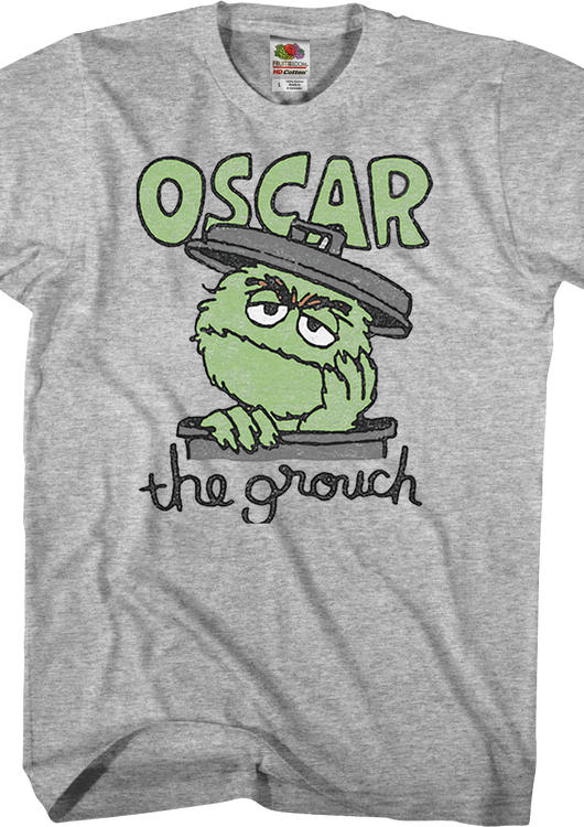 Animated Oscar The Grouch T-Shirt - main product image