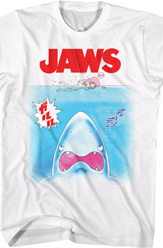 Anime Poster Jaws T-Shirt