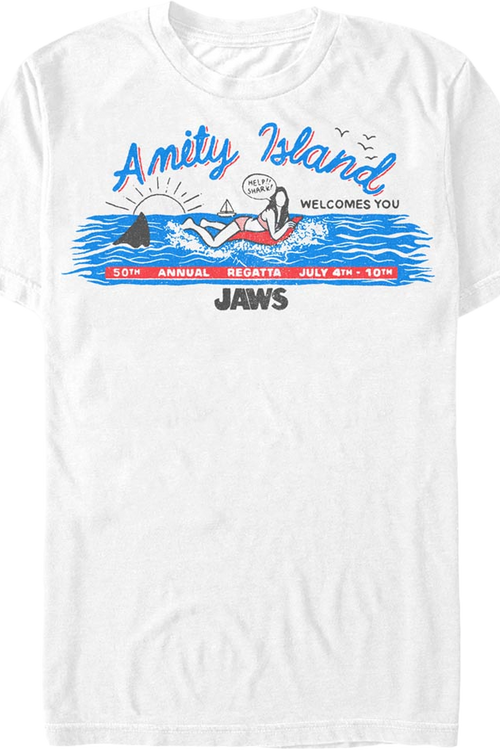 Annual Regatta Billboard Jaws T-Shirtmain product image