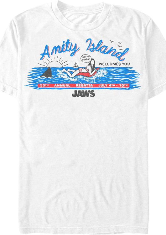 Annual Regatta Billboard Jaws T-Shirt - main product image