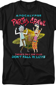 Apocalypse Party Crawl Rick And Morty T-Shirt