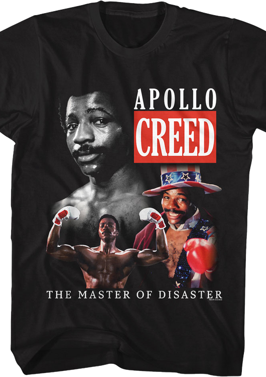 Apollo Creed The Master Of Disaster T-Shirt - main product image