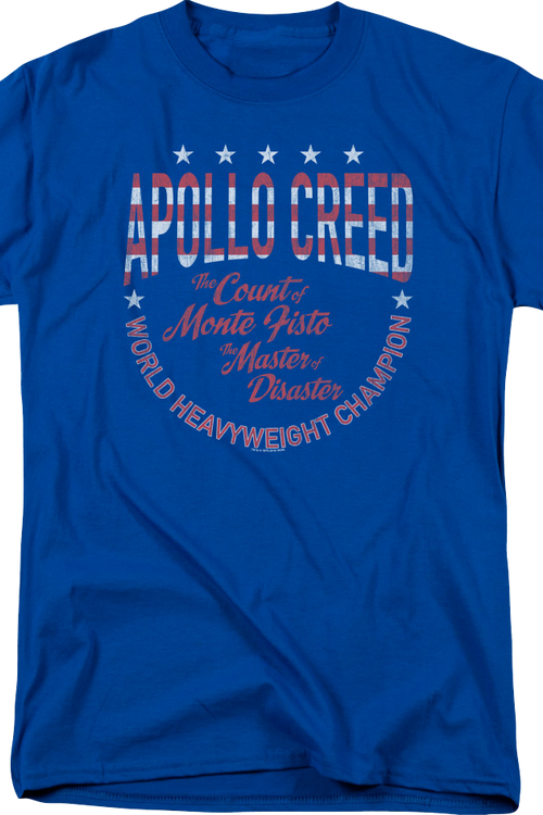 Apollo Creed World Heavyweight Champion Rocky T-Shirt - main product image