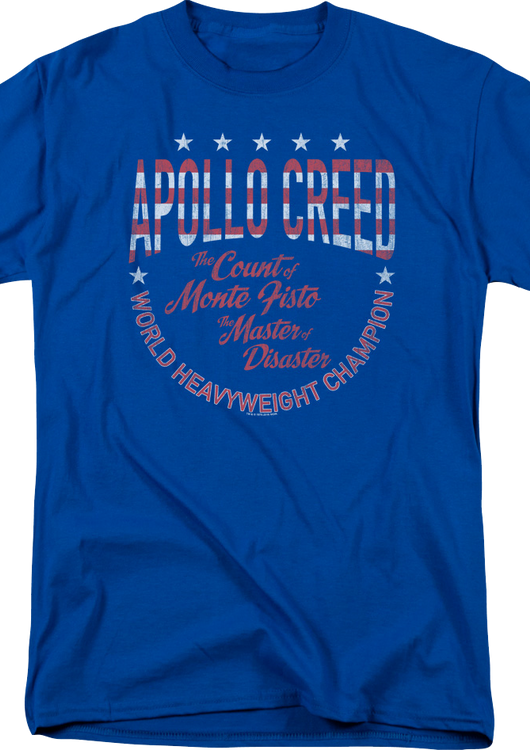 Apollo Creed World Heavyweight Champion Rocky T-Shirt - main product image